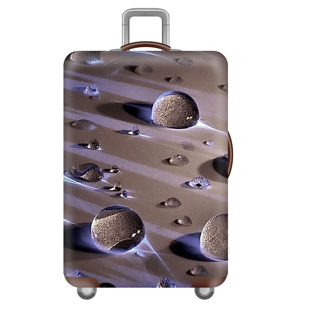 Unisex nan elastic suitcase cover with three-dimensional honeycomb pattern, shock-absorbing stretch protection cover for trolley with zipper Stornfield