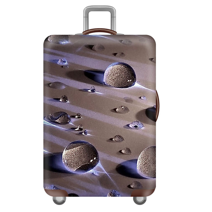 Unisex nan elastic suitcase cover with three-dimensional honeycomb pattern, shock-absorbing stretch protection cover for trolley with zipper Stornfield
