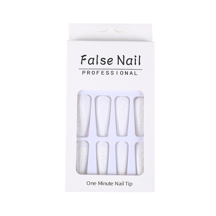 Glossy Design Artificial Nails Stornfield