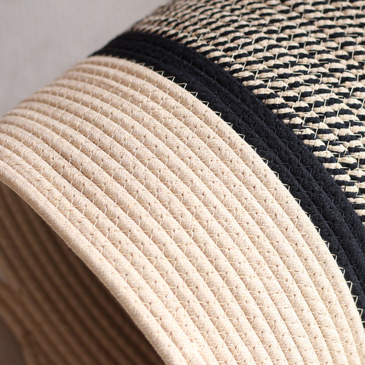 Decorative laundry basket made of woven material Stornfield