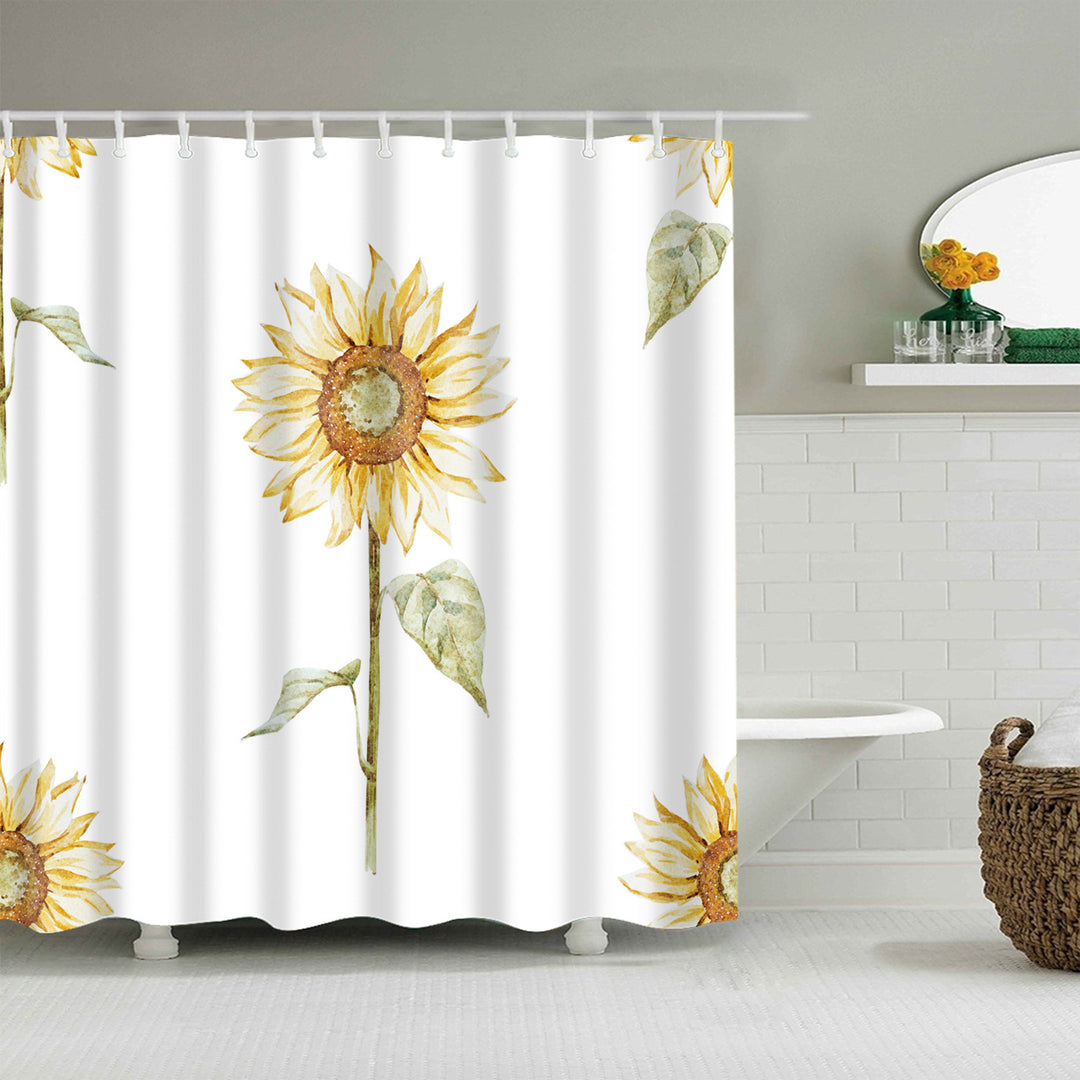 Floral Patterned Bathroom Shower Curtain Stornfield