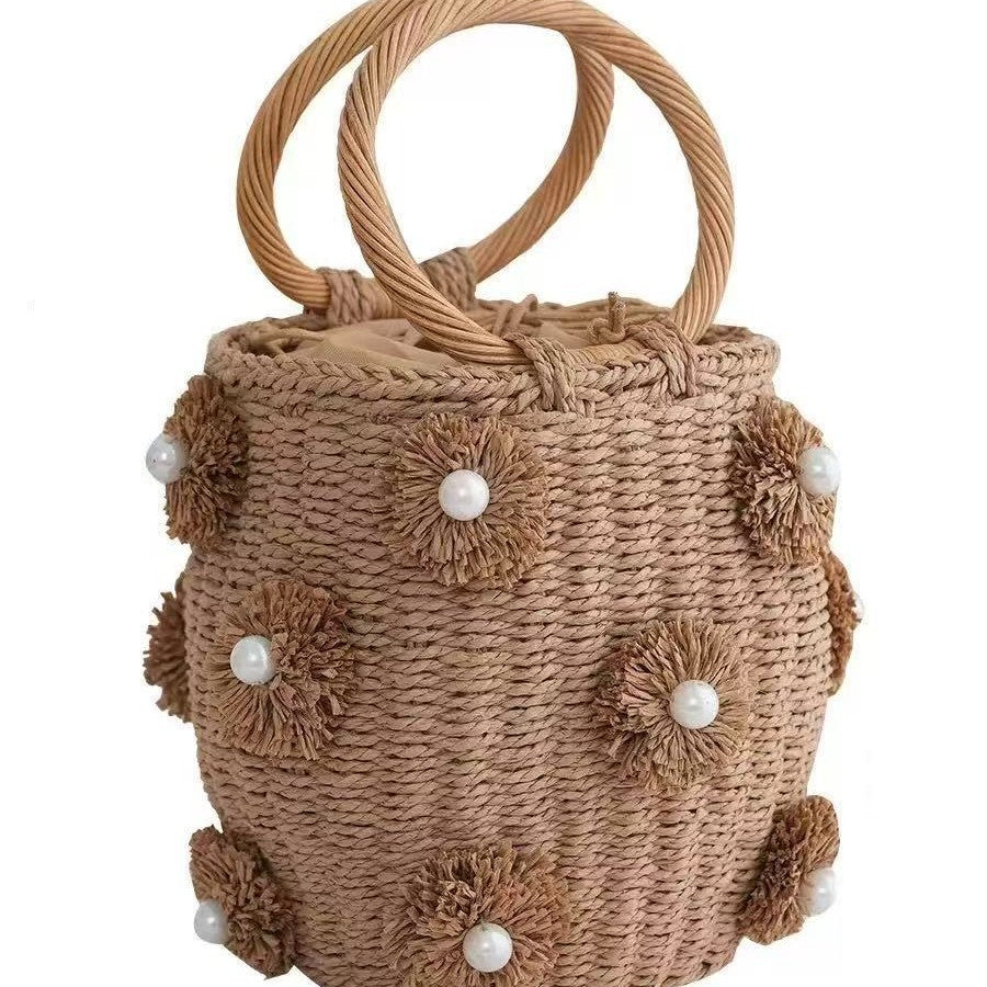 Refined handbag with pearl applications Stornfield