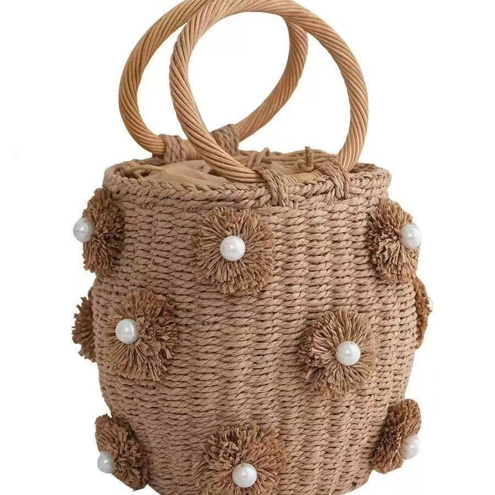 Refined handbag with pearl applications Stornfield