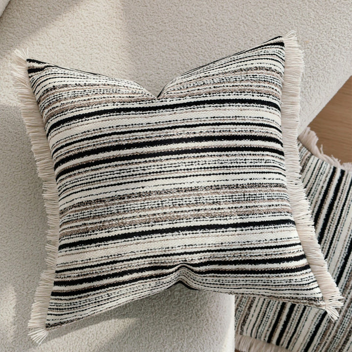 Structured Fringe Cushion by