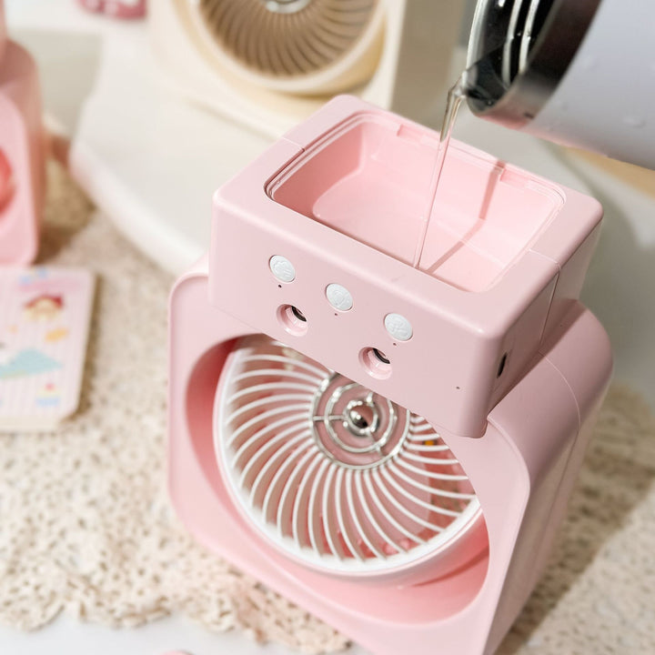 Unisex Portable Mini Fan with Multiple Speed Settings and USB Charging Function Stornfield