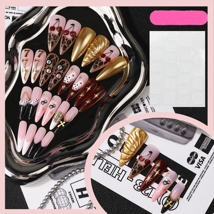 Glamorous Decorative Press-On Nail Tips Stornfield