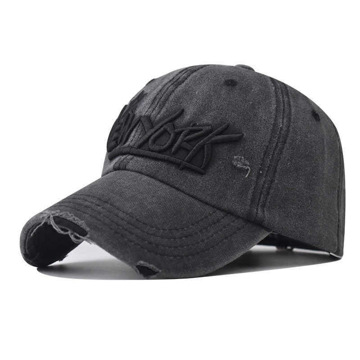 Men's Distressed Casual Embroidered Cap Stornfield