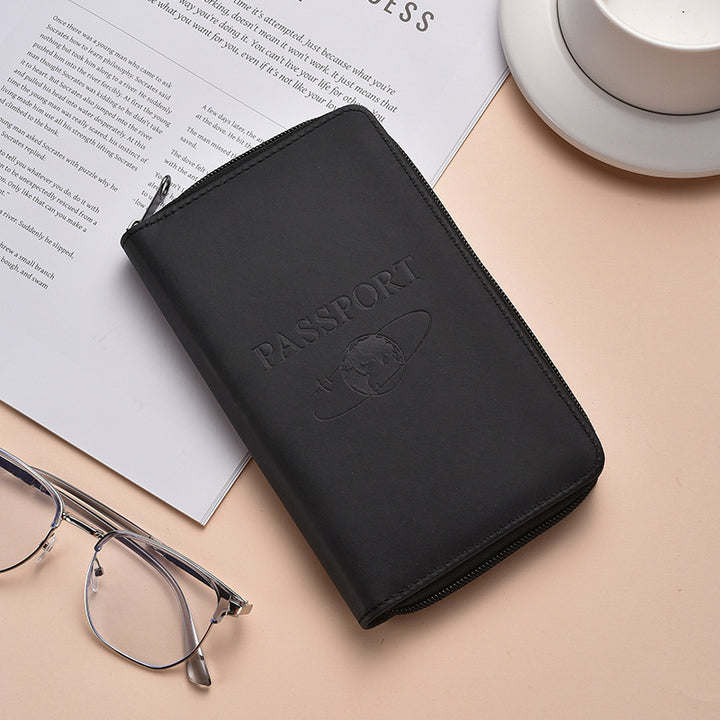Stylish Zippered Passport Holder Stornfield
