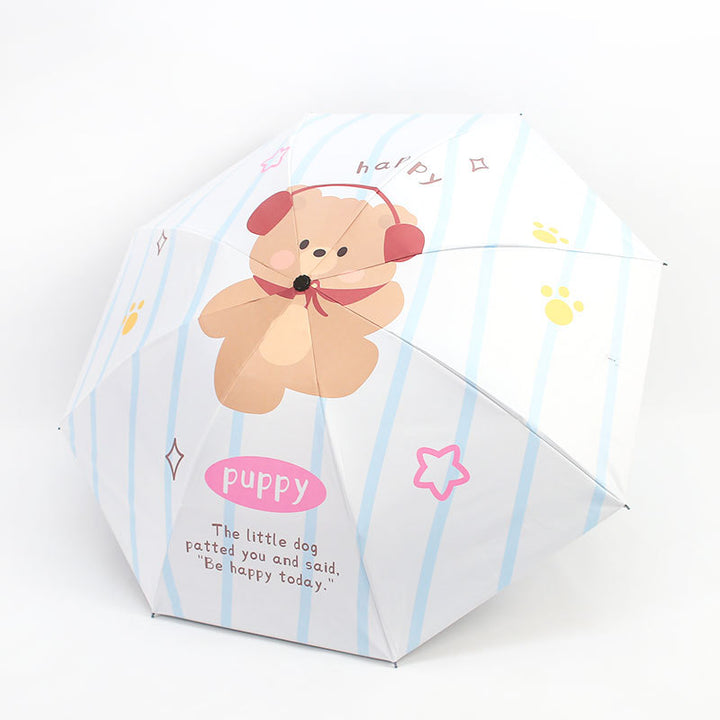 Ladies Folding Umbrella with Cute Animal Design Stornfield