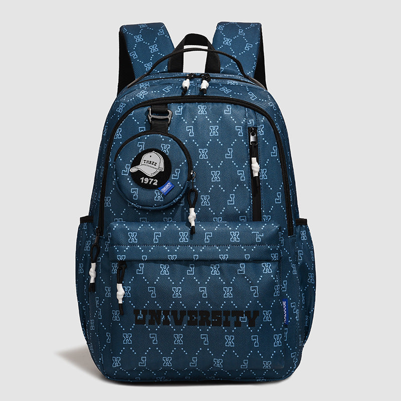 Multifunctional Geometric Patterned Backpack Stornfield
