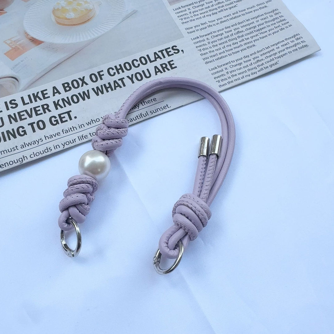 Elegant Knotted Leather Keychain Holder Stornfield