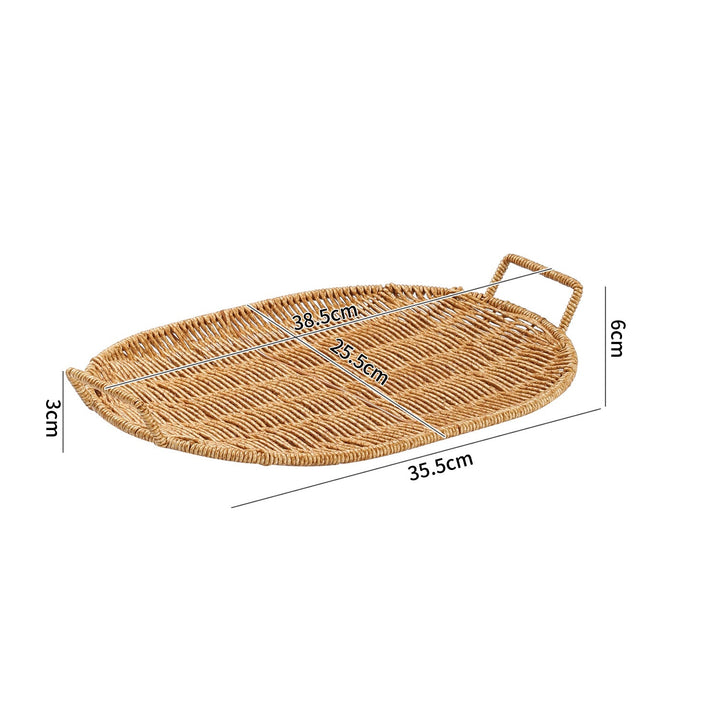 Handwoven Decorative Serving Basket Stornfield