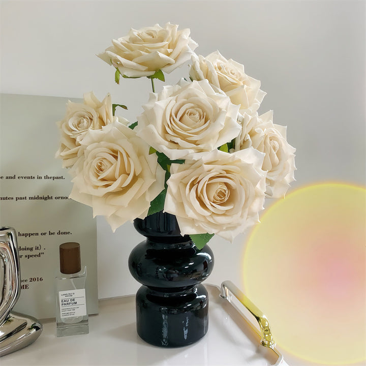 Faux Rose Flower Arrangement
