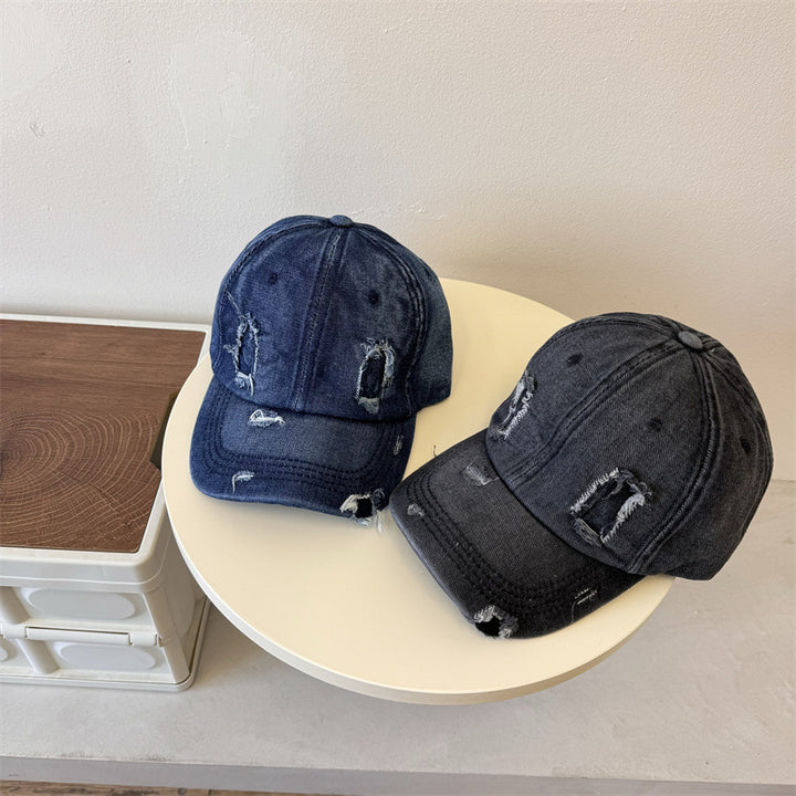 Men's Distressed Denim Baseball Cap Stornfield 1783921899