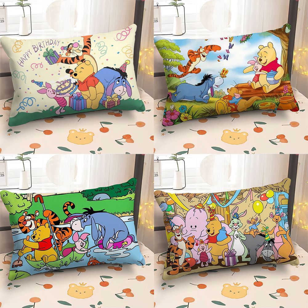 Soft Cartoon-Themed Decorative Throw Pillow