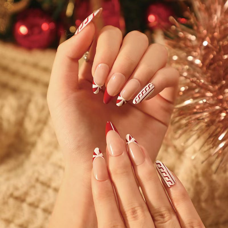 Themed Festive Holiday Press-On Nails Stornfield