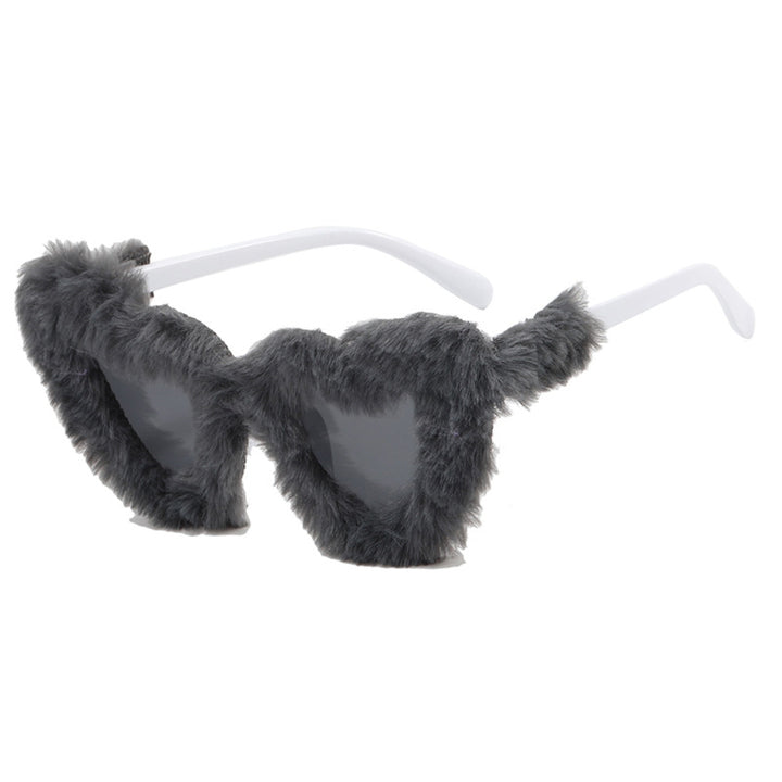 Women Paw Sunglasses with Luxurious Fur Trim Stornfield