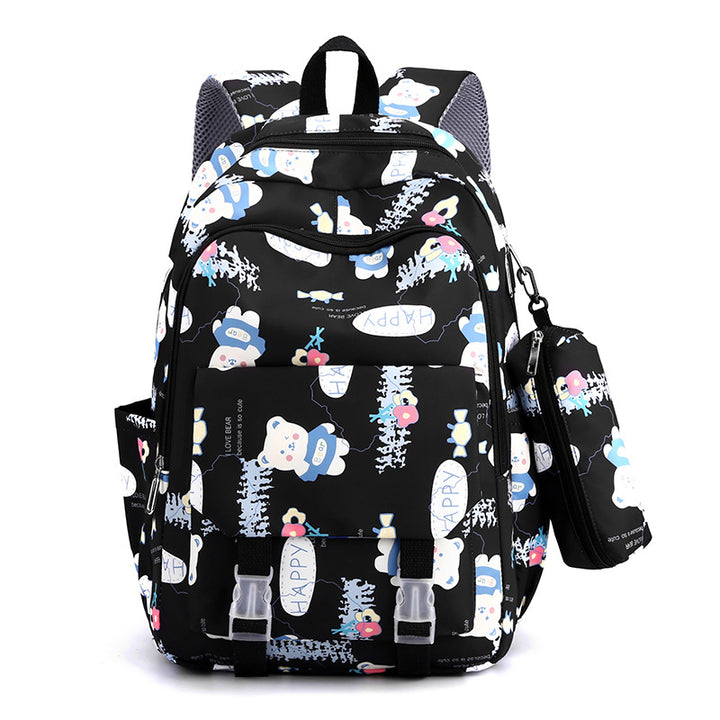 Playful Graphic Print Backpack