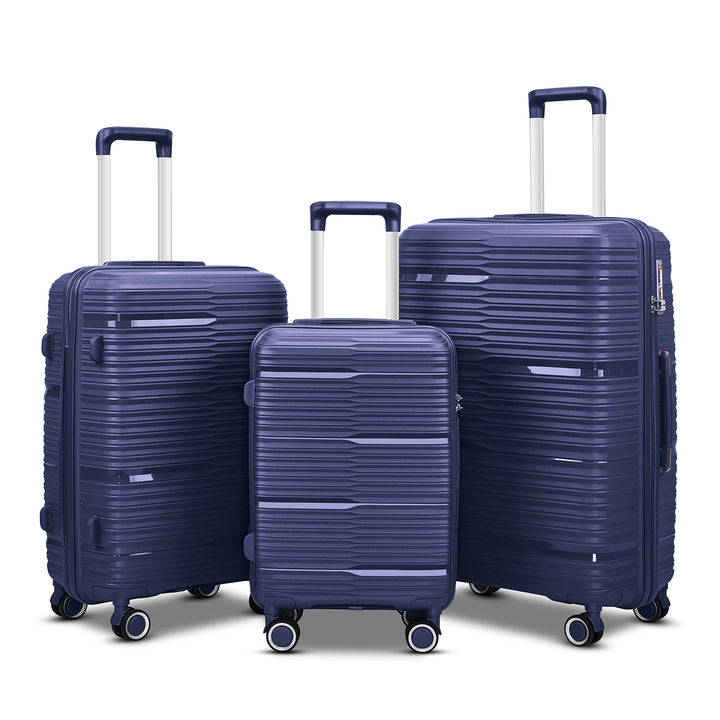 Women's Stylish Textured Hard Shell Luggage Set Stornfield