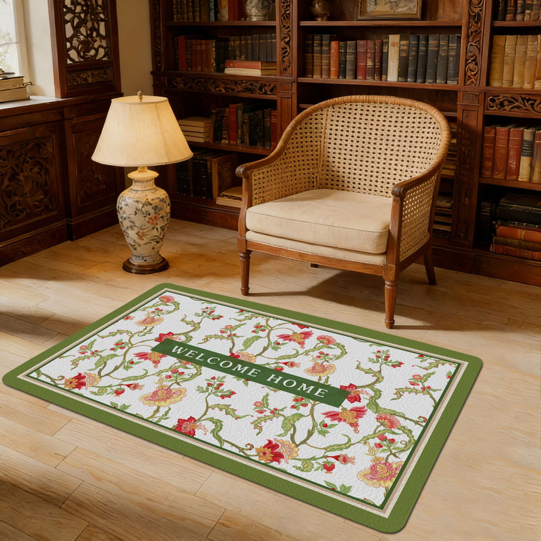 Citrus-Themed Comfort Bath Mat Stornfield