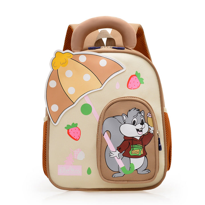 Kids' Playful Cartoon Character Backpack Stornfield