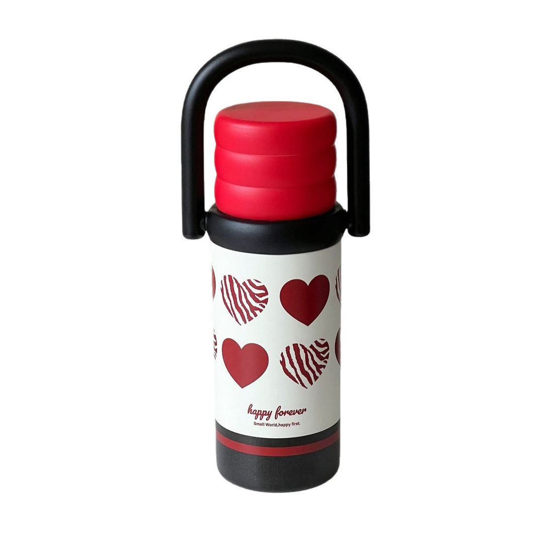 Ladies Insulated Drink Bottle with Design and Practical Handle Stornfield