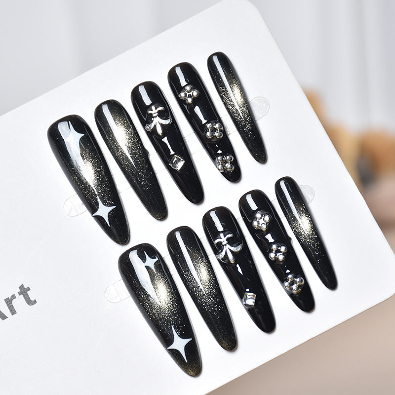 Glamorous Decorative Press-On Nail Art Stornfield