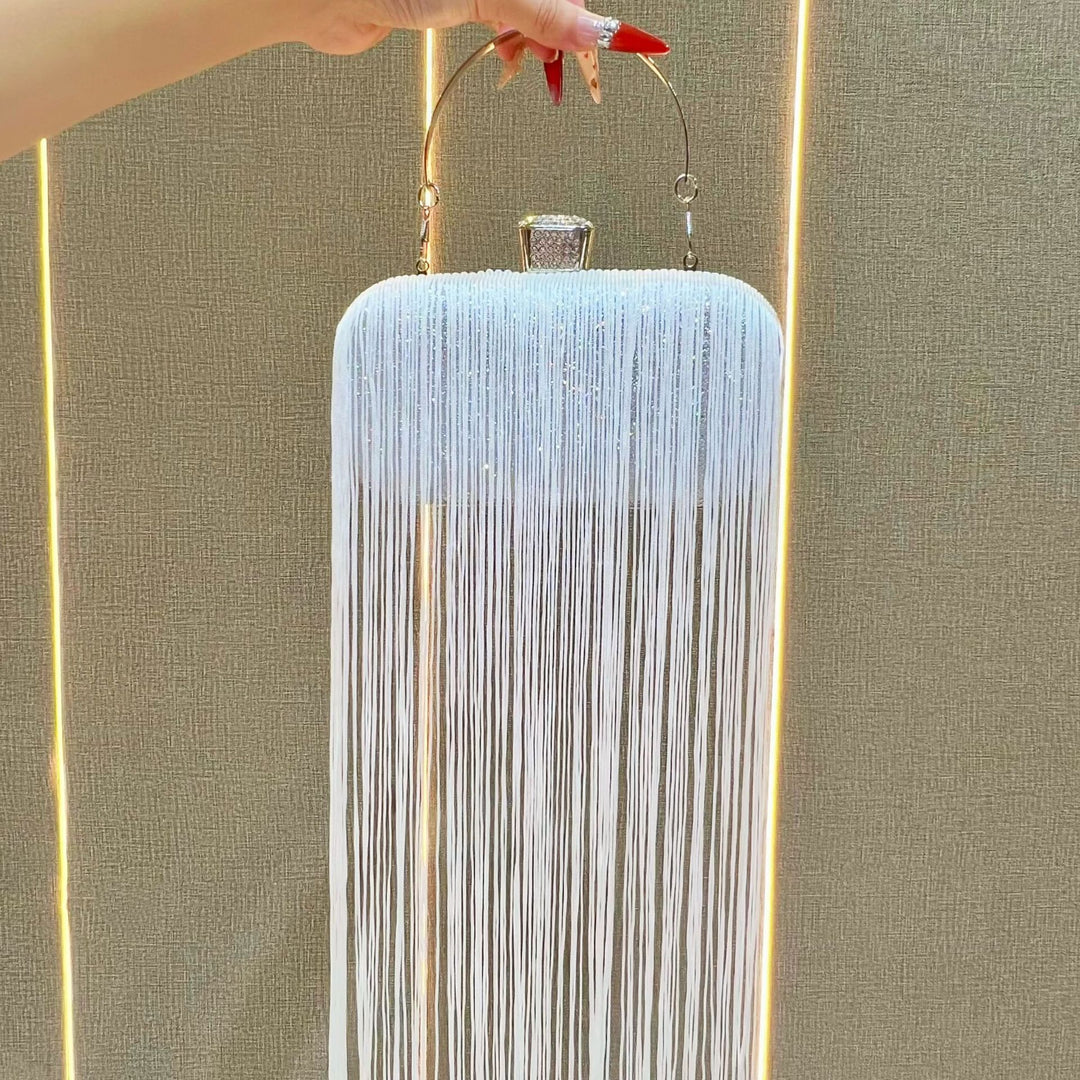 Fringe Detail Evening Clutch