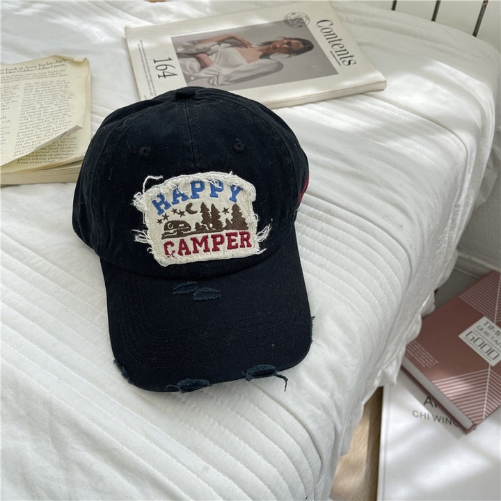 Men's Distressed Vintage-Inspired Baseball Cap Stornfield