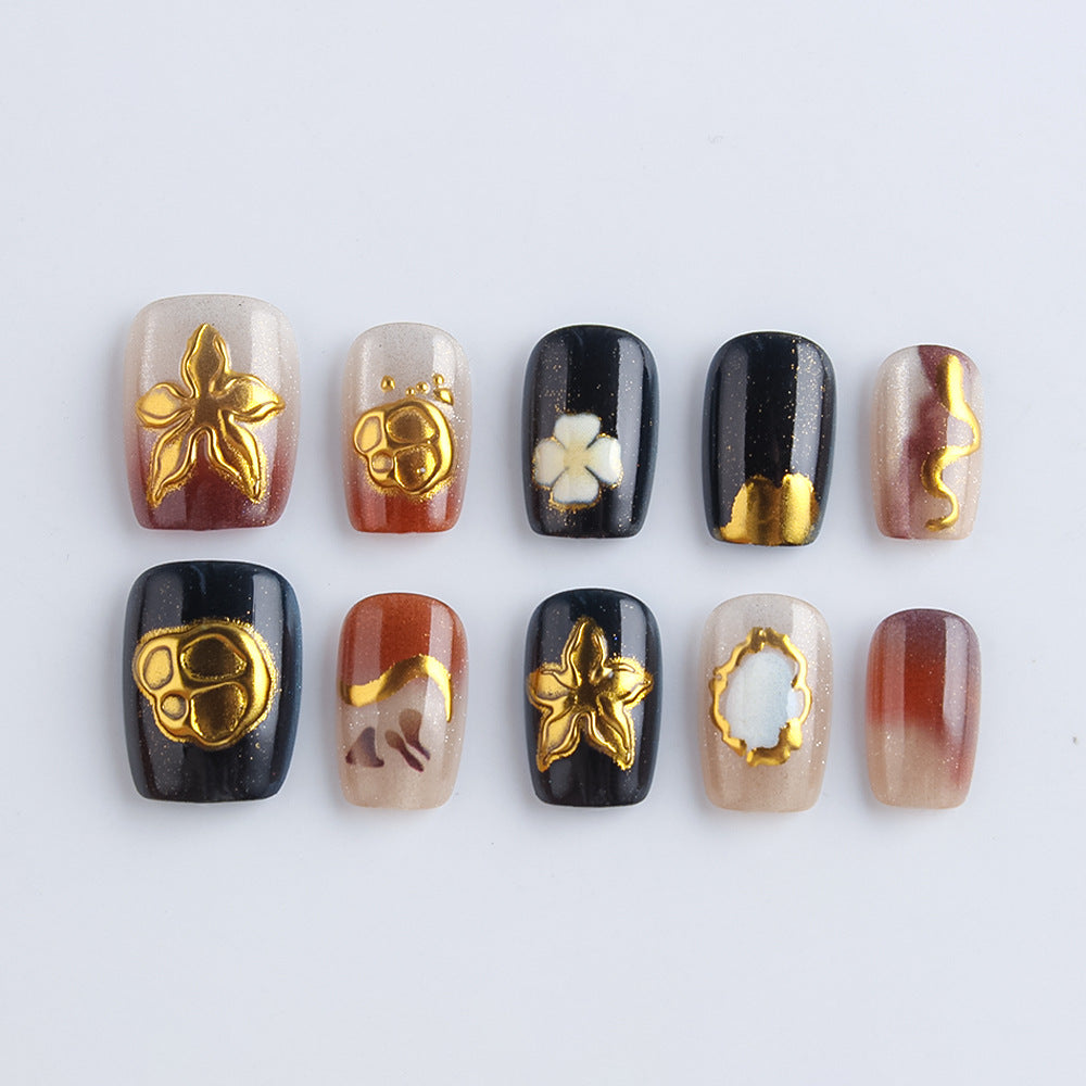 Gothic Themed Nail Art Set Stornfield