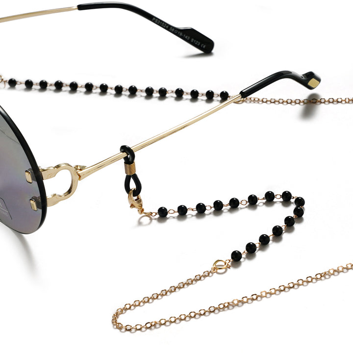 Premium Black Beaded Eyewear Chain Stornfield