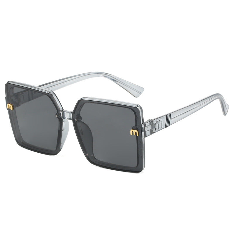 Women's stylish square sunglasses with mirrored gradient Stornfield