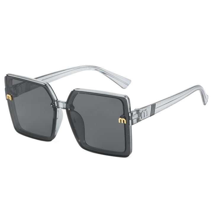 Women's stylish square sunglasses with mirrored gradient Stornfield