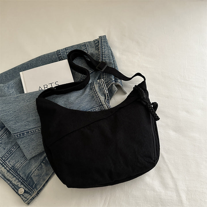 Eco-Friendly Ribbed Crossbody Bag Stornfield