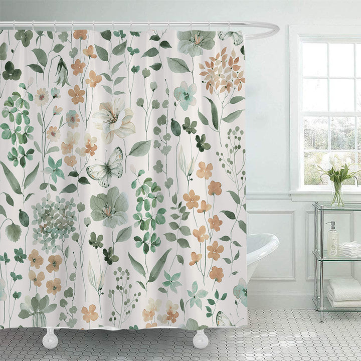 Floral Artistry Shower Curtain Stornfield