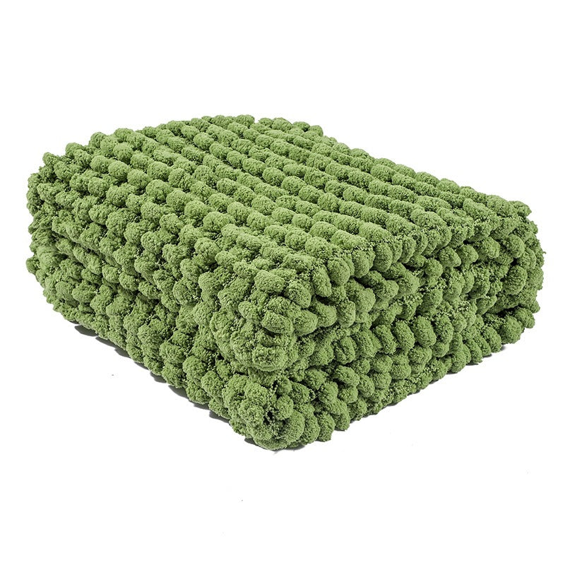 Plush Textured Throw Blanket