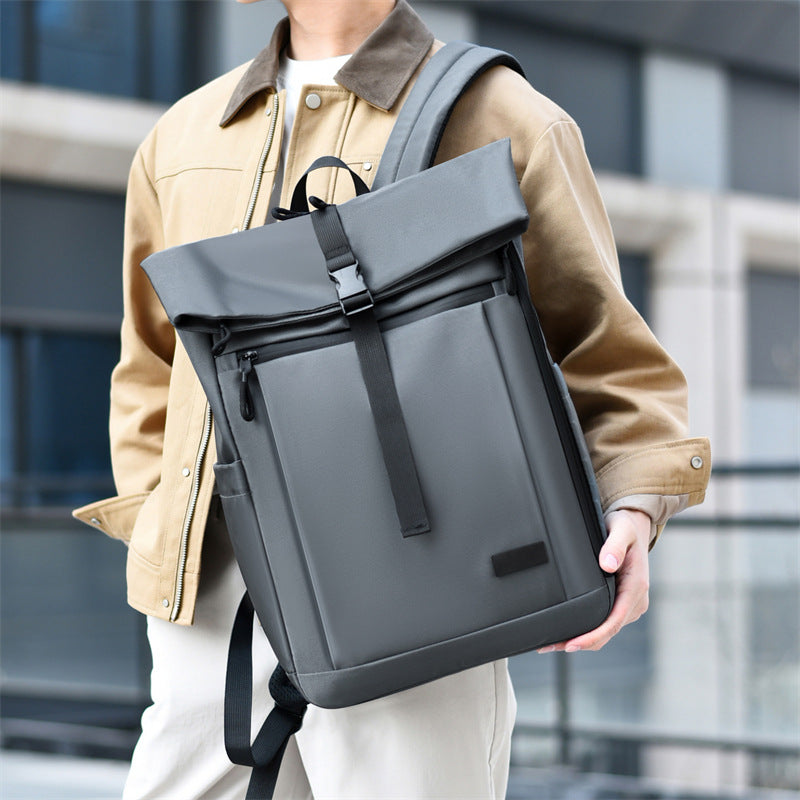 Roll-Top Laptop Backpack with Secure Closure Stornfield
