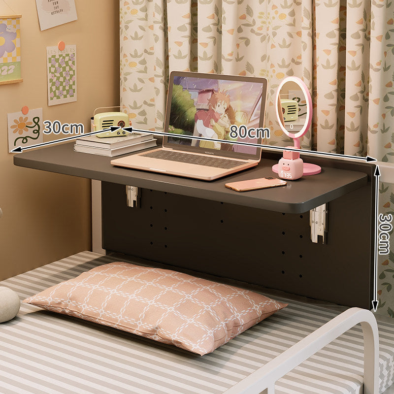Wall-Mounted Foldaway Bedside Laptop Shelf Desk Compact Floating Study Surface