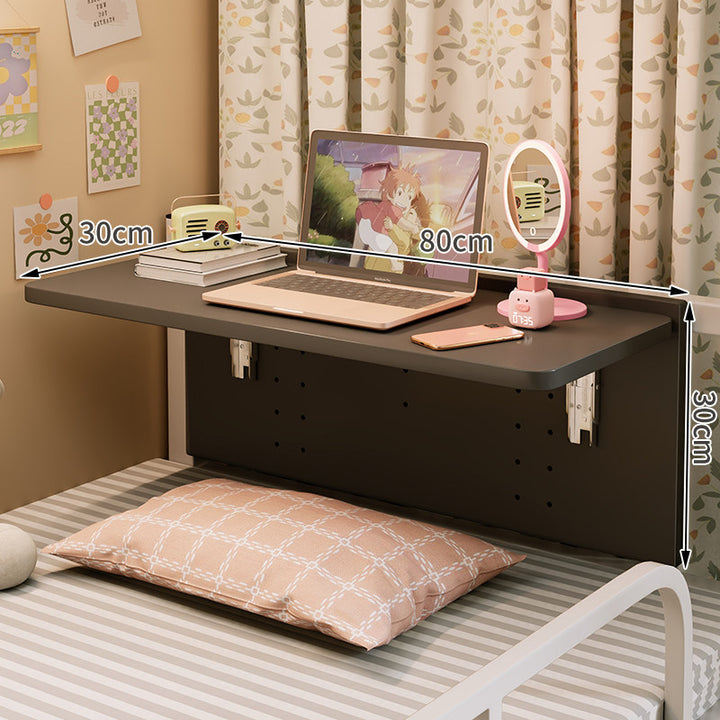 Wall-Mounted Foldaway Bedside Laptop Shelf Desk Compact Floating Study Surface