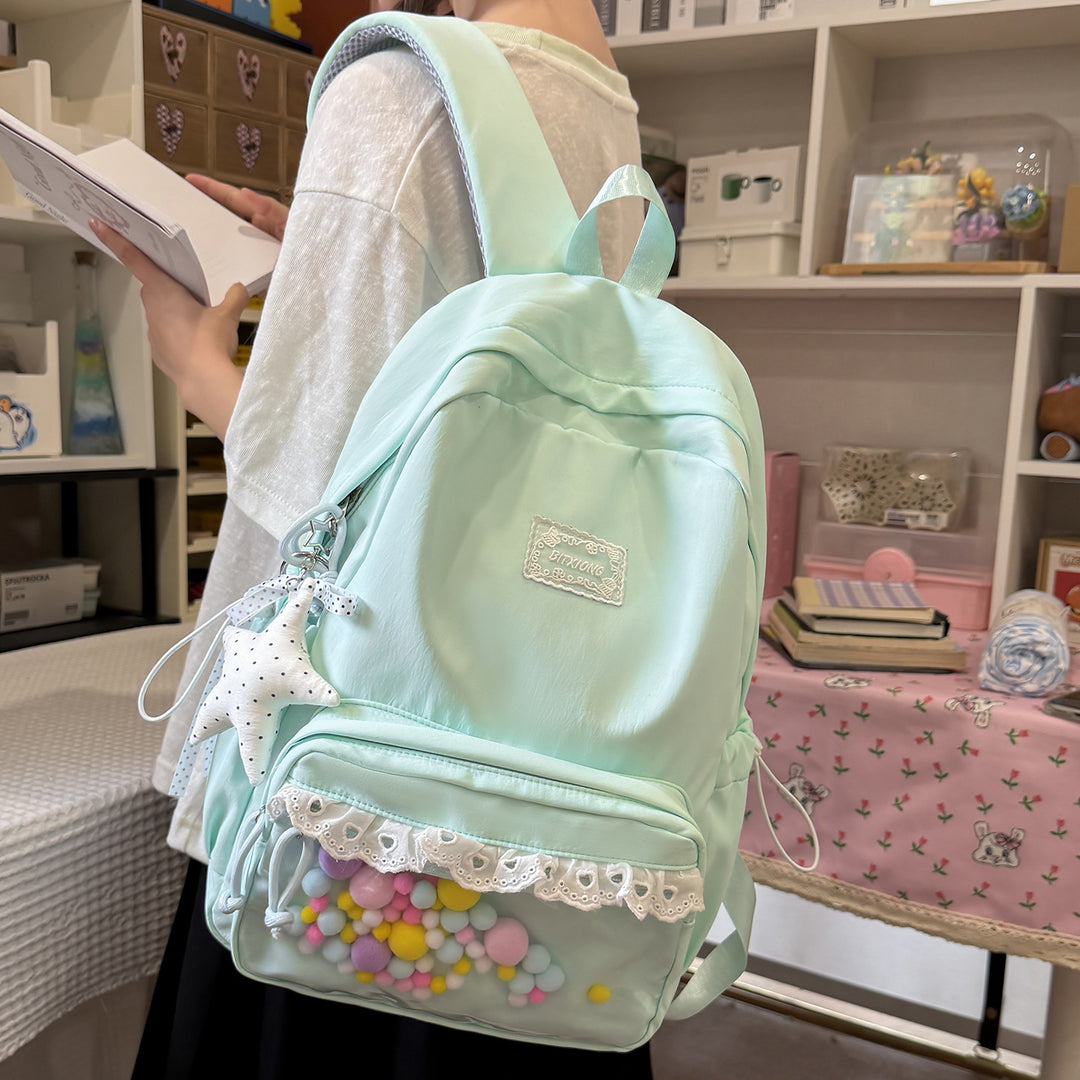 Stylish Ruffled Backpack Stornfield