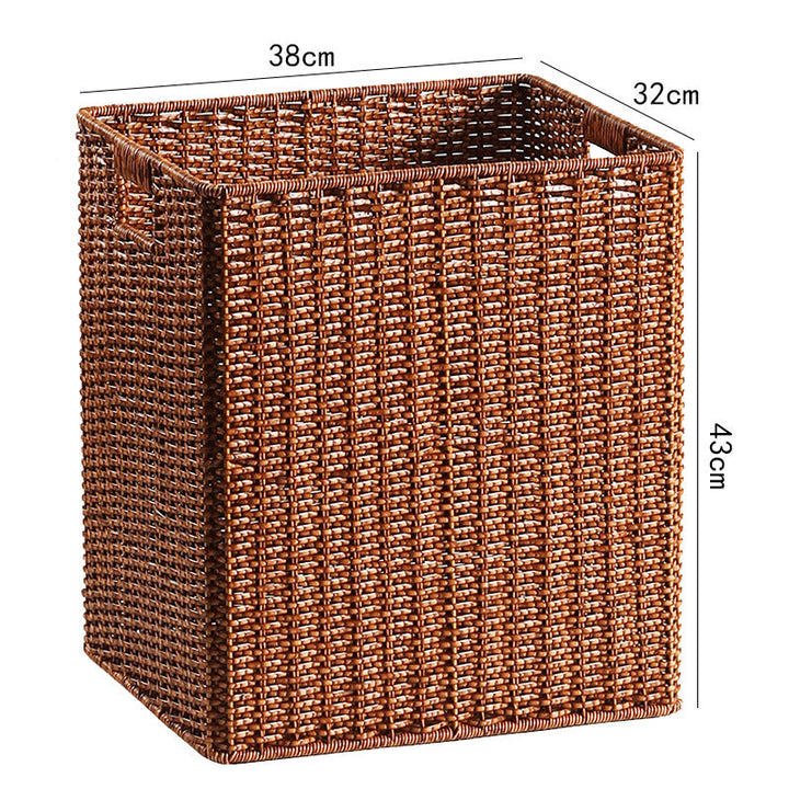 Large Woven Storage Bin with Ergonomic Cutout Handles Stornfield