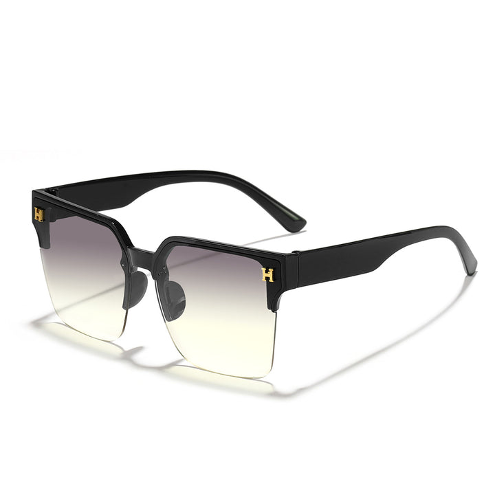 Women's modern square sunglasses with transparent frame Stornfield