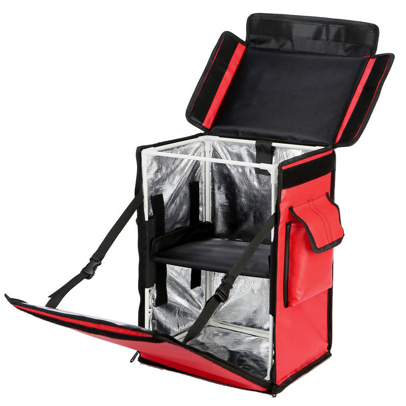 Unisex Insulated Food Transport Box with Side Storage Compartment Stornfield
