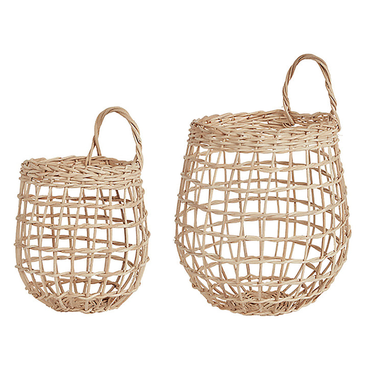 Handwoven Natural Storage Baskets with Handles Stornfield