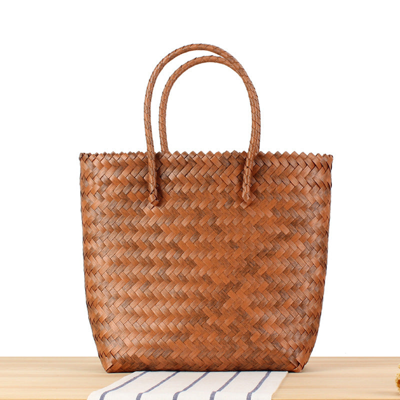 Braided Tote Bag with Sturdy Carry Handles Stornfield