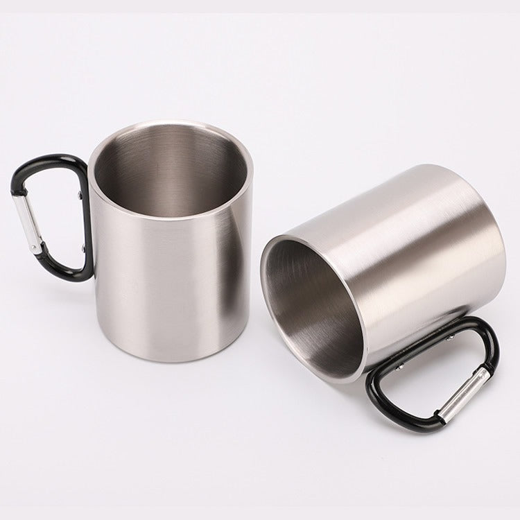 Women's Stainless Steel Coffee Mug with Carabiner Handle Stornfield