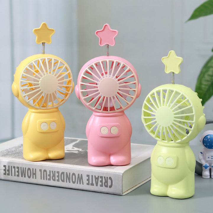 Unisex Portable Mini Fan in Creative Figure Design Stornfield