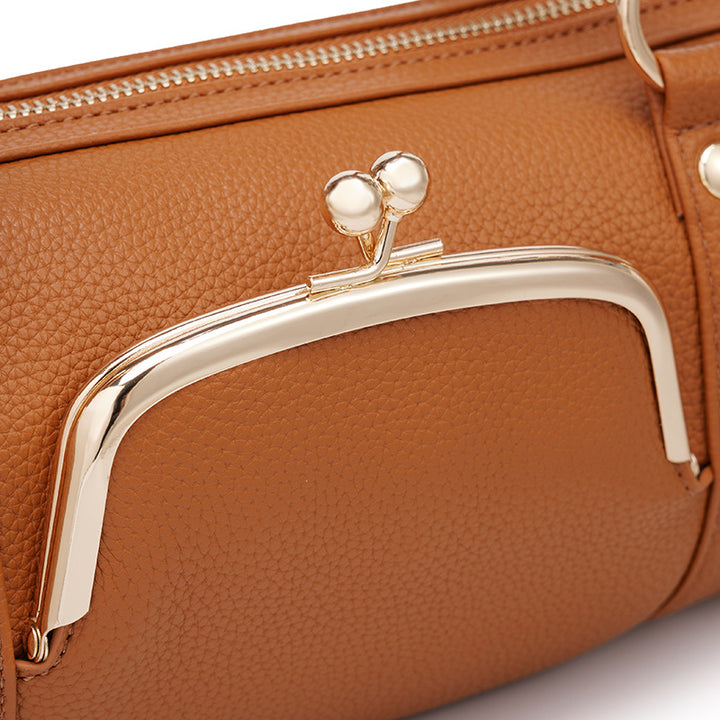 Fashionable Leather Handbag Stornfield