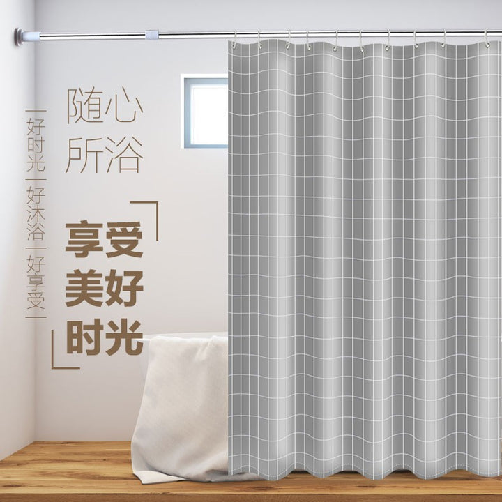 Modern Geometric Pattern Shower Curtain Stornfield