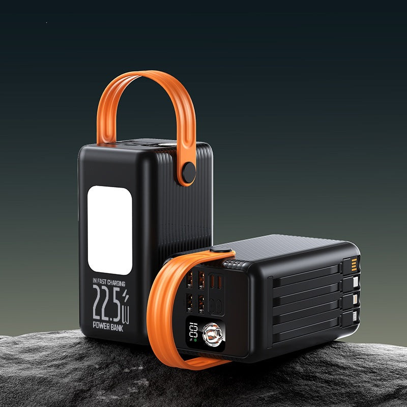 Portable power bank with fast charging function and integrated carrying handle Stornfield